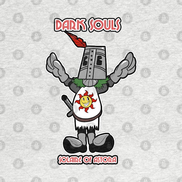 Solaire of Astora Cuphead Style! by Mustakro